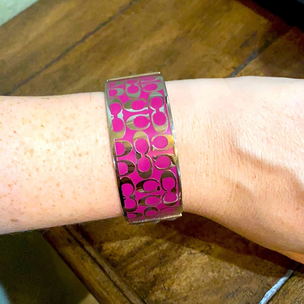 Authentic Coach Chunky bangle bracelet